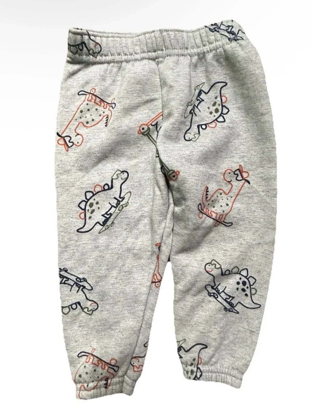 Baby Toddler Boy Pants Jeans Sweatpants Dinosaurs Wrangler Size 12 Months
